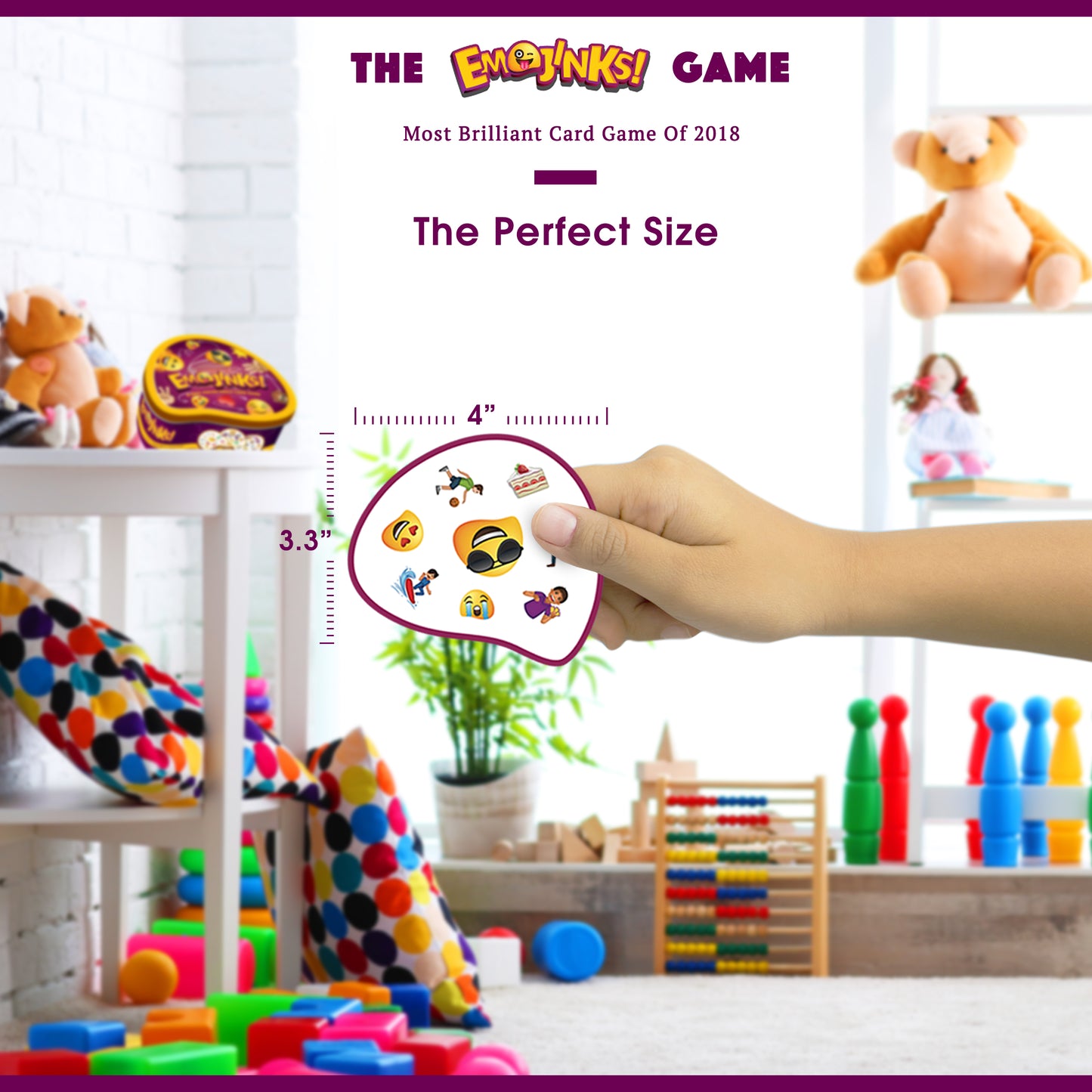 Emojinks Emoticon Card Games For Families - Fun Card Game For kids Emoticon Party Toys Gifts For Boys and Girls