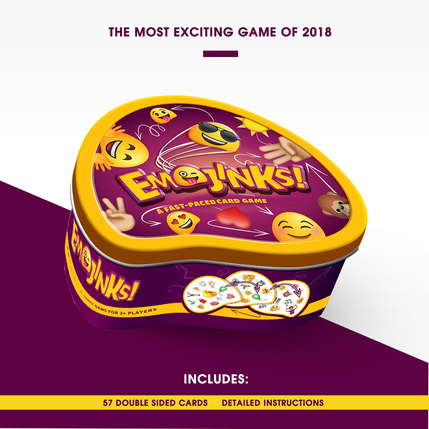 Emojinks Emoticon Card Games For Families - Fun Card Game For kids Emoticon Party Toys Gifts For Boys and Girls