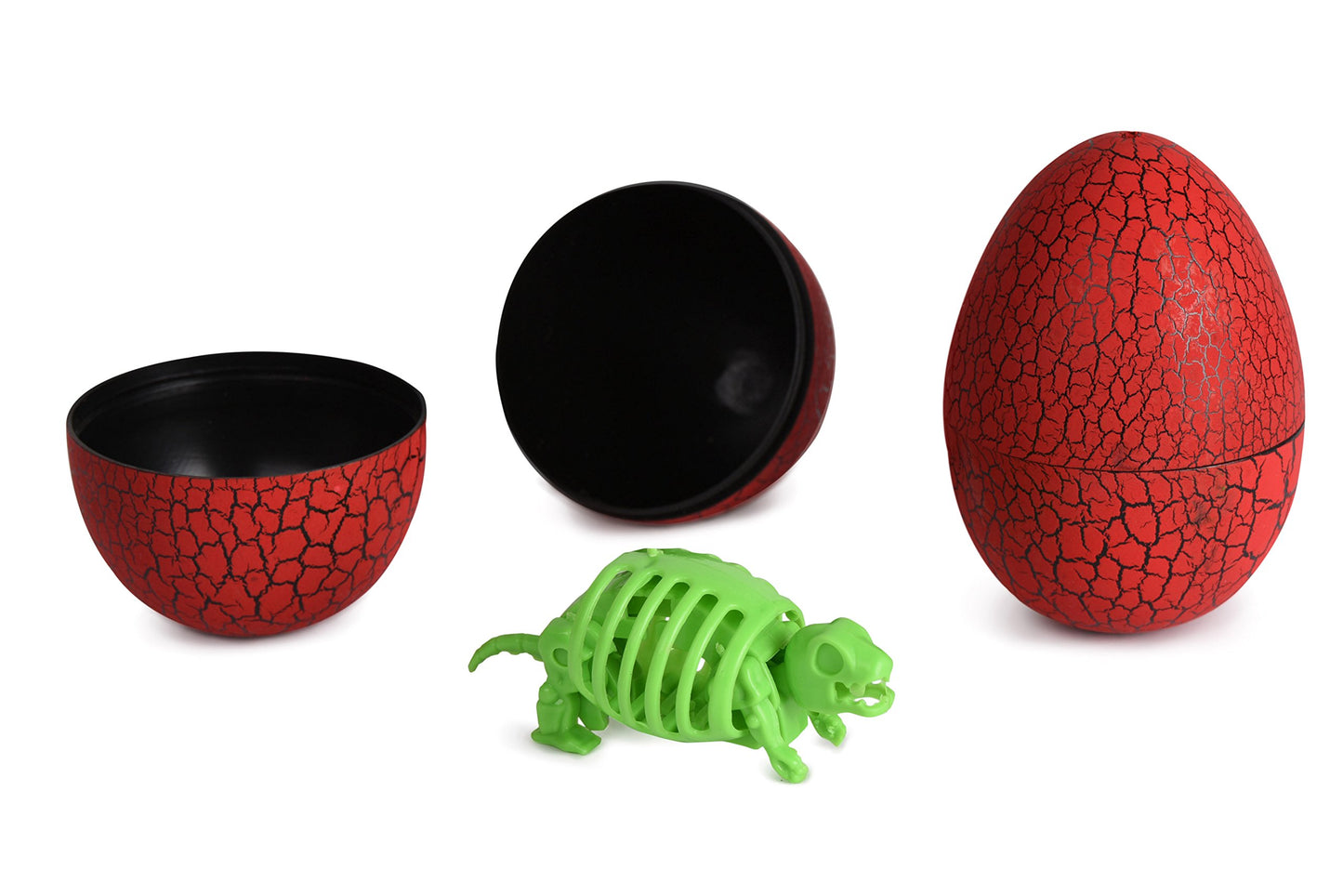 12 Pack Dinosaur Eggs with 3D Puzzle Dino Figure- Dinosaurs Party Favor Dino Supplies- Easter Eggs Toys Easter Basket Fillers Gifts For Kids