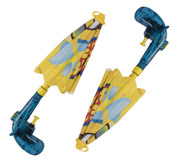 2 Pack Emoji Blaster Water Gun Squirt Pistol With Umbrella Shield For Kids- Outdoor Children Fun Summer, Pool, Beach, and Backyard kids Water Toys Super Soaker Shooter