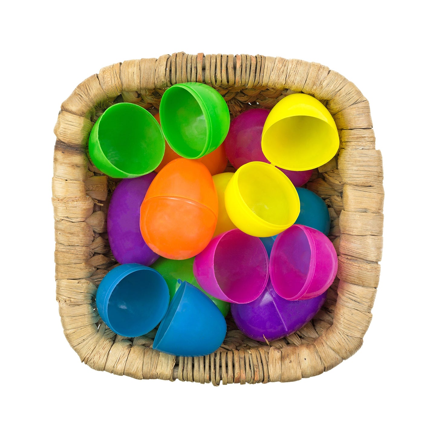 144 Plastic Easter Eggs Bulk- Hinged Fillable Easter Eggs Assorted Colors
