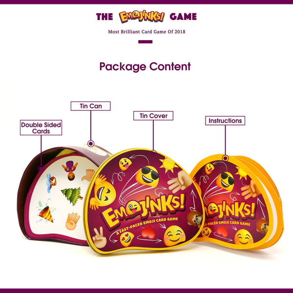 Emojinks Emoji Card Games For Families - Fun Card Game For kids Emoji Party Toys Gifts For Boys and Girls