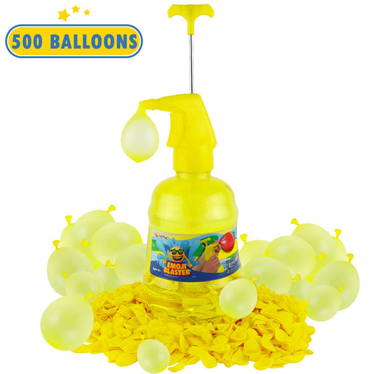 Water Balloon Pump Filler - Air and Water Easy Fill Portable Pump Station Water Blaster With 500 Balloons