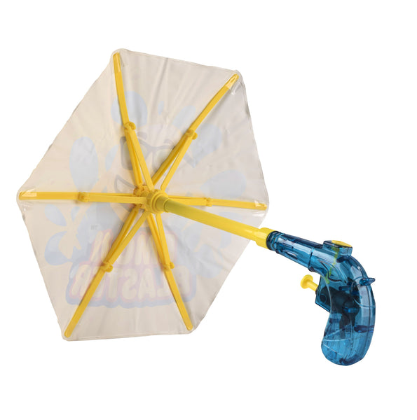 2 Pack Emoji Blaster Water Gun Squirt Pistol With Umbrella Shield For Kids- Outdoor Children Fun Summer, Pool, Beach, and Backyard kids Water Toys Super Soaker Shooter